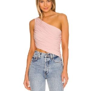 NORMA KAMALI DIANA BRA TOP IN BLUSH